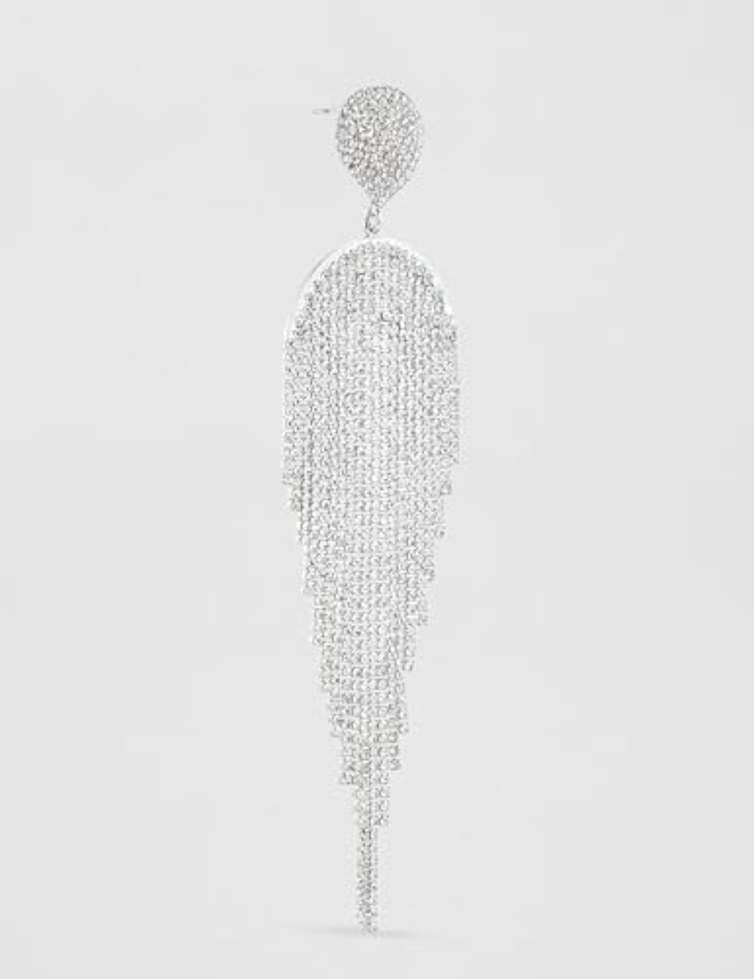 Women's Crystal Zirconia Long Dangler Earrings