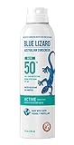 BLUE LIZARD Mineral Active Sunscreen SPF 50+ Spray, 5 Fl Oz