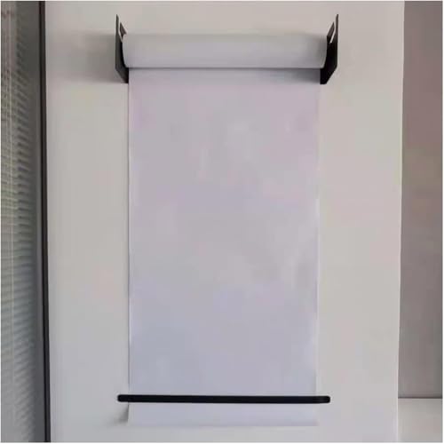 Distributeur de rouleau de papier mural 97cm avec recharge blanche 50m