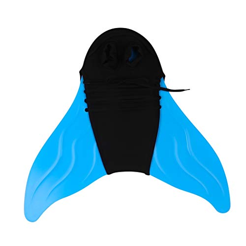 DNFUN Mermaid Schwimmflossen für Kinder, verstellbare Mermaid Design Schwimmen Tauchen Training Monofin Fuß Flipper Flossen