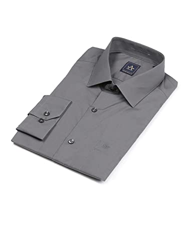 Image of Arrow Self Design Slim Fit Dobby Formal Shirt Medium Blue