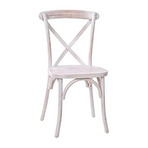 Merrick lane bardstown bistro style wooden dining chair lime wash high x back  urban country home decor