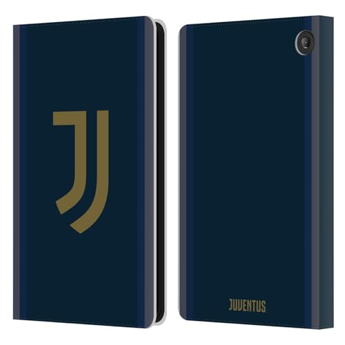 Head Case Designs Officially Licensed Juventus Football Club Third 2024/25 Kit Leather Book Wallet Case Cover Compatible with Amazon Fire 7 2022