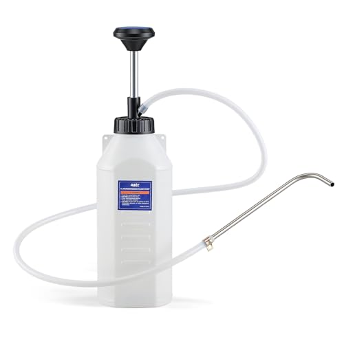 Orion Motor Tech Hand Fuel Pump 1L Hand Fluid Transfer Pump for Engine Transmission and Gear Oils Multi-Purpose Oil Pump with 39 in Silicone Hose Precision Fluid Dispensing