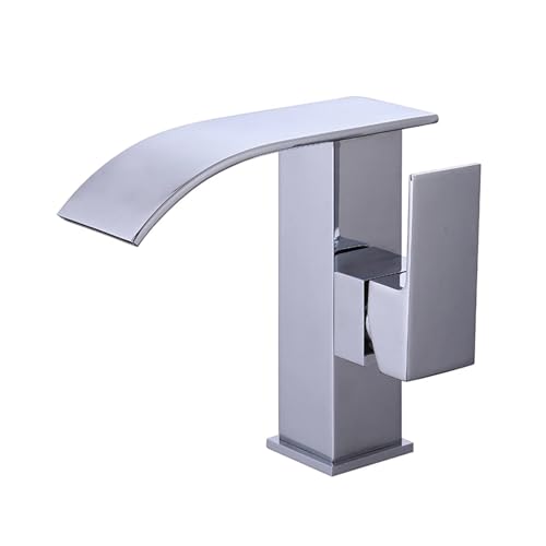 Robinet chromé évier monotrou anti fuite avec cartouche céramique Style A
