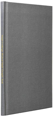 Half College Ruled / Half Graph 4x4: 100 Pages 6" X 9"