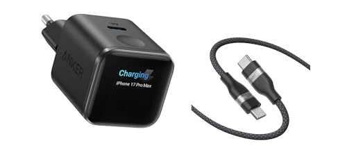 Anker Chargeur USB C bloc recharge rapide et câble nylon tressé robuste