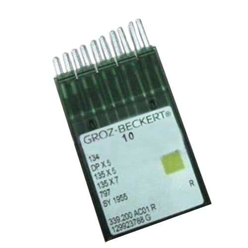 10 Groz-Beckert 134R 135X5 Dpx5 Sy1955 Industrial Sewing Machine Needles #TOP12