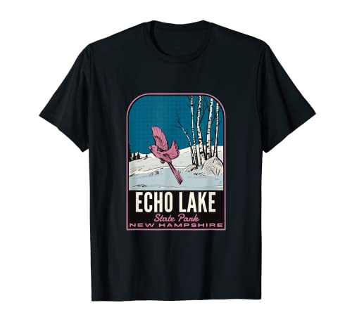 Echo Lake State Park New Hampshire Vintage Travel T-Shirt