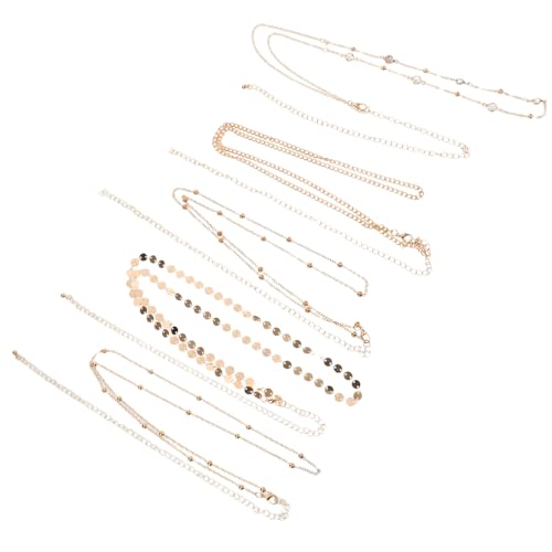 Cadena de cintura ajustable con eslabones metálicos resistentes pack de 3