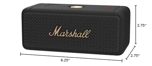 Marshall Emberton II Portable Bluetooth Speaker (Black & Brass) — view 12