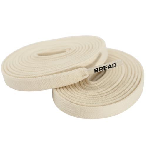 Image of Bread Elastic Shoelaces - Tie Once, Slip On Convenience - Premium Stretch Laces for Boots, Running Shoes, and Everyday Wear