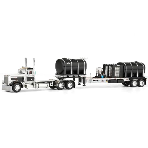 First Gear Peterbilt 379 Day Cab 1/64 con remolque miniatura 1