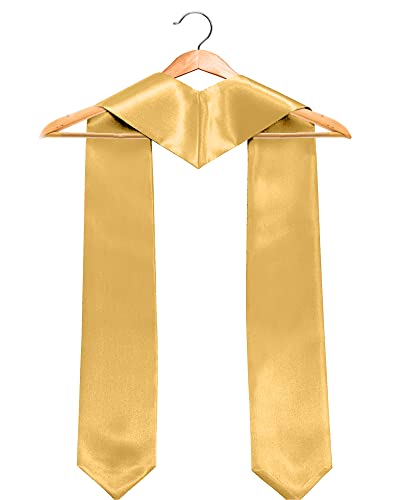 Image of Graduation Stole Honor Stole Plain Sash 60 inch Long for Graduation Ceremony and Graduation Photos