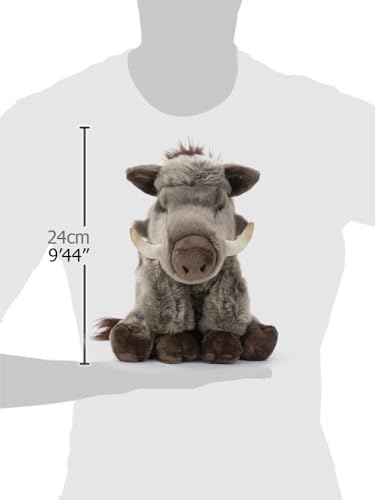 Peluche de jabalí BARRADO de animales salvajes premium de 30 cm 4