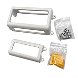 Kit complet adaptateur et contrôleur : le lot contient un adaptateur et un support de boîtier de contrôleur, deux boîtiers d'alimentation, neuf vis et neuf tubes d'extension adaptés aux configurations d'éclairage extérieur H705/H706.