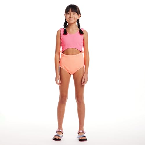 Pink One-Piece Swimsuit for Kids (7-16) by Andy & Evan4