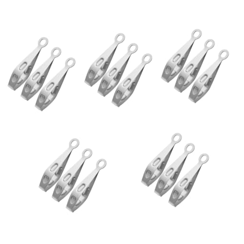 Toddmomy 5 Juegos Tirador De Pelo Apretones Alimento Pinzas Para Tanque Aperitivos Pinzas Para Tostadas Tenazas Mariscos Las Cosas Trío Acero Inoxidable Silver 3 Piezas X 5