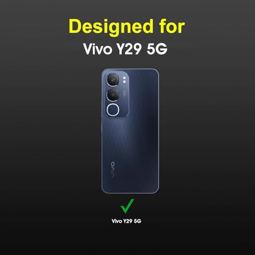 Image of Shockproof Case for Vivo Y29 5G / Y19s 4G | Full Camera Protection | TPU Flexible Back Cover for Vivo Y29 5G / Y19s 4G (Graphite Grey)