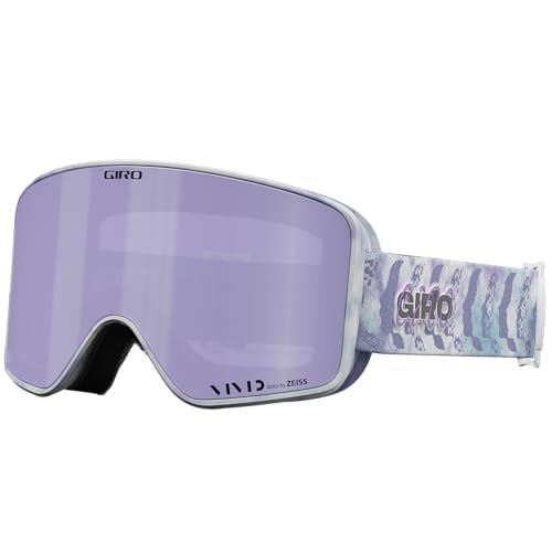 Image of Giro Method Ski Goggles - Snowboard Goggles for Men, Women & Youth - Purple Flash Back Strap w /VIVID Haze /VIVID Infrared Lenses