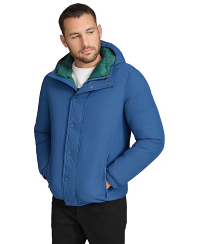 Calvin Klein Herren Everyday Essential Water Resistant Jacket Windbreaker-Jacke, Denim Blau, XL
