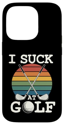 I Suck At Golf Joke ʔSt s Ȓj St X}zP[X iPhone 14 Pro p