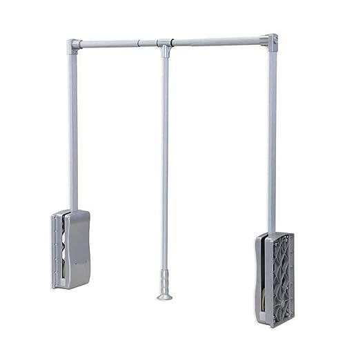 Tringle à vêtements extensible pour retirer les cintres - Barre