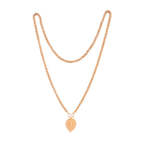 Image of Radha's Creations Women's 1 Gram Gold Plated Copper Mangalsutra with Chain 24 inch and Vati Tanmaniya