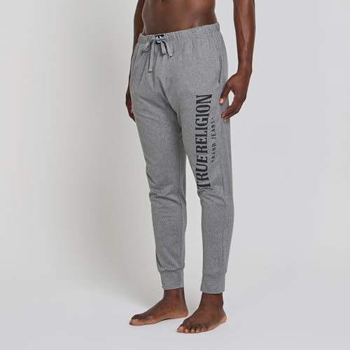 True Religion Mens Jogger Pajama Pants, Lightweight Lounge Casual Sleep Pants for Men2