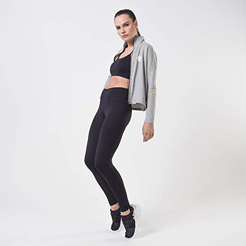 Jaqueta Gemini, Fila, Feminino, Mescla Médio/Mescla Escuro, G