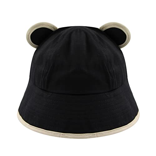Amamcy Cute Cat Bucket Hat For Women Girls Fisherman Cap Outdoor Wide Brim Bowler Cloche Beanie Cap Spring Summer Fall Hat #TOP4