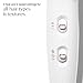 T3 Fit Compact Hair Dryer, White/Rose Gold, 1 Count