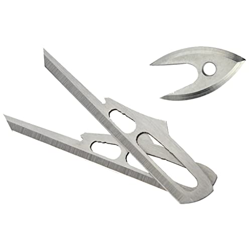 Rage Replacement Blades For Extreme 4 Blade Broadhead, Silver, One Size #TOP24