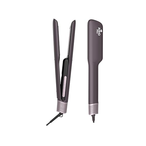 AirGlide 2-en-1 alisador y secador de pelo con control AI miniatura 1