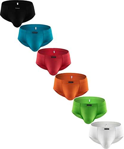 Men's Seamless Front Briefs Sexy Cheeky Underwear Low Rise Men modal Under Panties