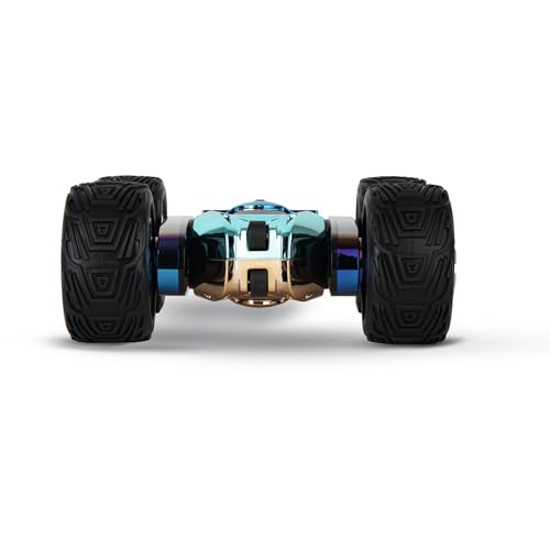 Carrera RC Turnator Color Flip I Ferngesteuertes Fahrzeug mit 360 Bewegungsradius | Chamäleon-Effekt Lackierung | LED-Licht I 20 Min Fahrzeit | Spritzwassergeschützt | Ready to Run | Ab 6 Jahren