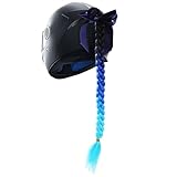 Installation facile : les tresses pour casque de moto sont fournies avec des ventouses qui se fixent facilement casque sans aucun outil supplémentaire. accessoires moto, tresses pour moto