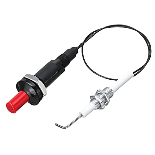 Kit D’allumage Piézo-Electrique,Allumeur Piézo à Bouton-Poussoir,Dispositif D'allumage Piézoélectrique,pour Grill, Barbecue, Cuisinière à Gaz Tokaneit