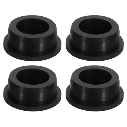 Image of uxcell 4 Pcs Black Plug Holes, Waterproof Rubber Button Plug for 33mm / 1.3 inch Hole