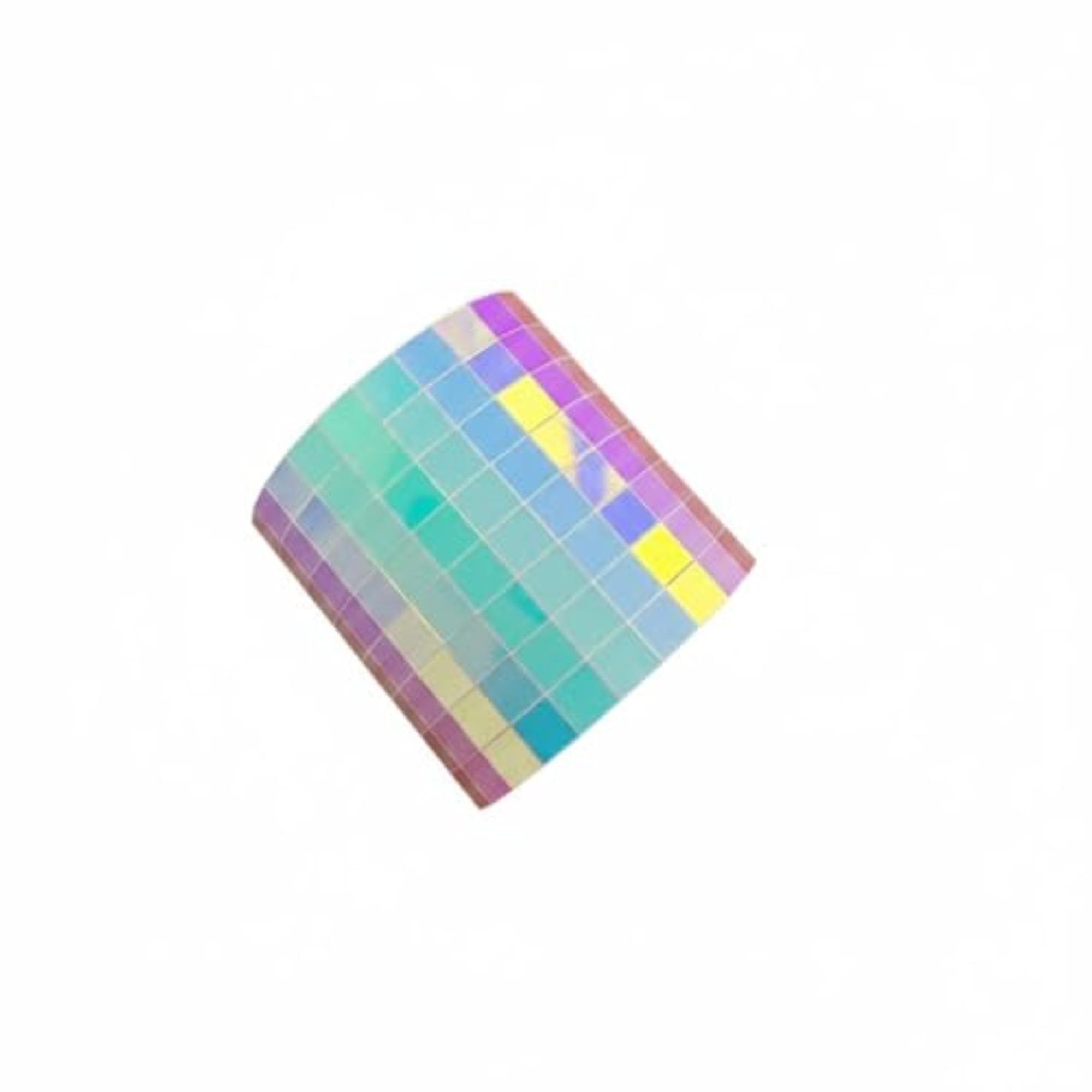 3D Effect Disco Ball Tile DIY Craft Self Adhesive Mosaic Tile, Dazzling Original