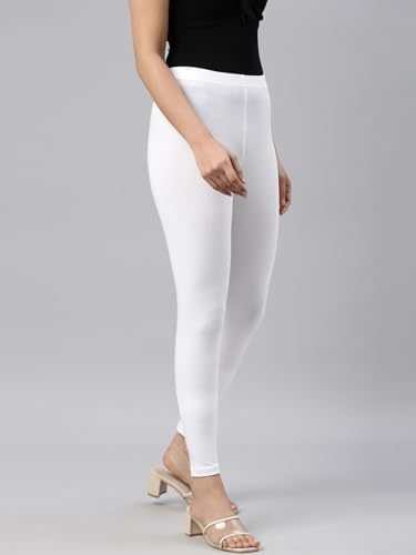 Image of GO COLORS Women Slim Cotton Leggings