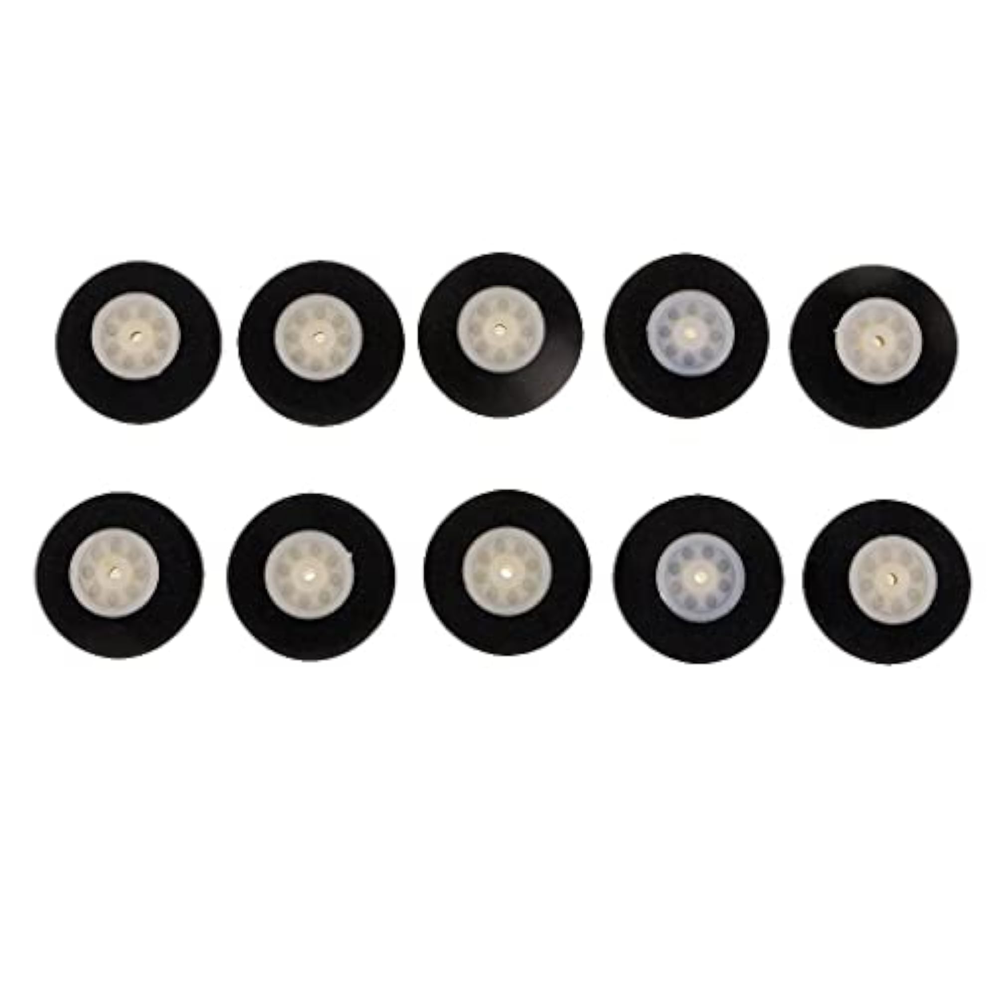 10 Pieces Black Sponge Wheels Tire for RC Airplane