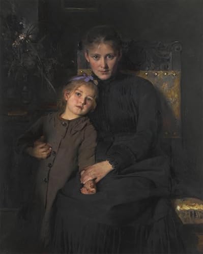Tableau Toile Affiches d'Art 60x90 Peinture Décorative Bertha Wegmann