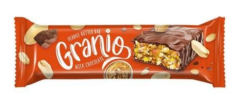 Hünnap Granio Yer Fıstığı Ezmeli 40 gr Çikolata Kaplamalı Bar