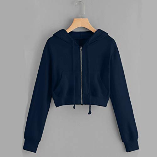 Teen Girls Casual Drawstring Zip Up Hoodie Cute Workout Crop Top Trendy Lightweight Long Sleeve Sweatshirt for Women2