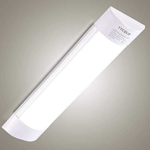 Image of Sararoom 10Pcs 4ft Led Shop Light Fixture 40W LED Tube Light, 4800lm, 4000K Neutral White, 120cm 47.2inch LED Garage Closet Light Ceiling Light for Office Home Basement, No Plug, No Ground Wire