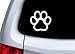 Rogue River Tactical Pet Dog Cat Paw Print Bumper Sticker Car Decal Gift Laptop Wall Window Bumper Sticker 5