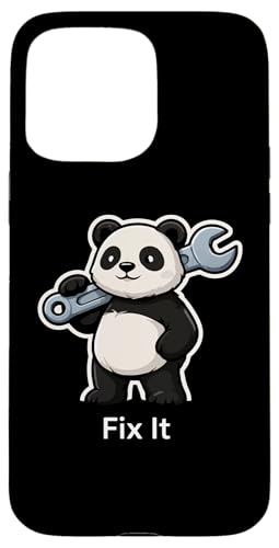 Fix It Panda ���J�j�b�N�O���t�B�b�N �X�}�z�P�[�X iPhone 15 Pro Max �p