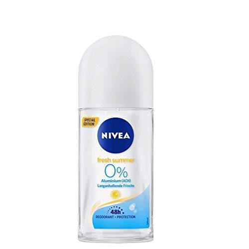 Preisvergleich Produktbild Nivea Fresh Summer, Deo Roll On, Aluminium 48h protection, 4er Pack, (4x50ml)