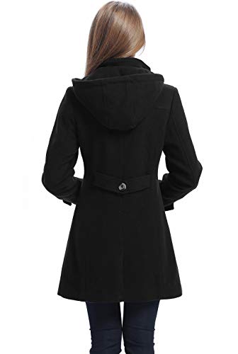 BGSD Women Daisy Wool Blend Hooded Toggle Walking Duffle Coat (Also available in Plus Size and Petite)4